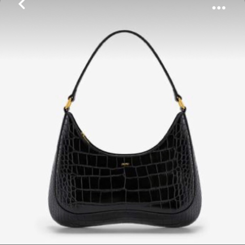 JW PEI Women's Ruby Shoulder Bag - Black Croc